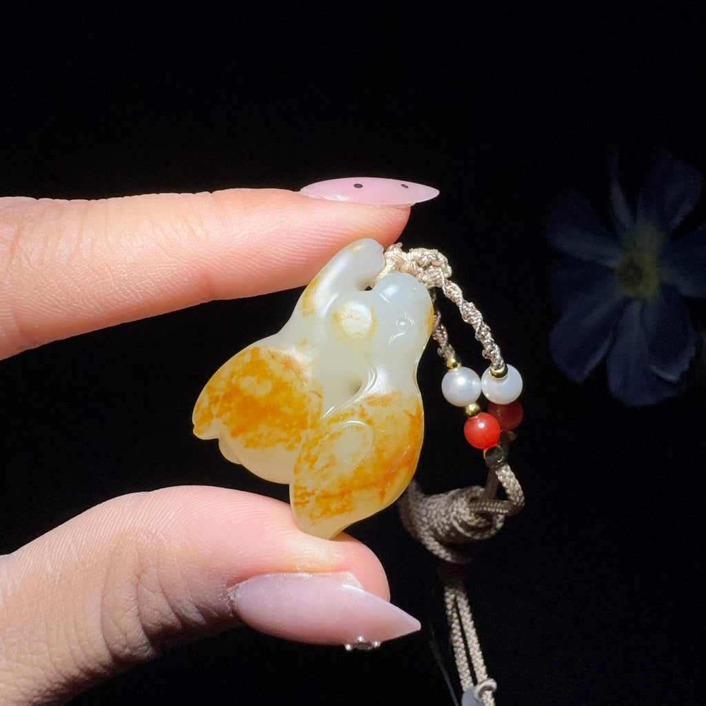 和田玉籽料兔子（16.3g）