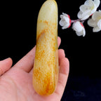 和田玉洒红皮籽料原石（309.6g）