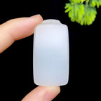 和田玉糖白无事牌（16.9g）