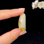 【超值推荐】 和田玉聚黄皮籽料吊坠籽（14.1g）
