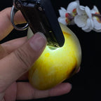 和田玉洒金皮青花底籽料（283.8g）
