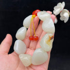 和田玉白玉籽料【精品手串】（102.3g）