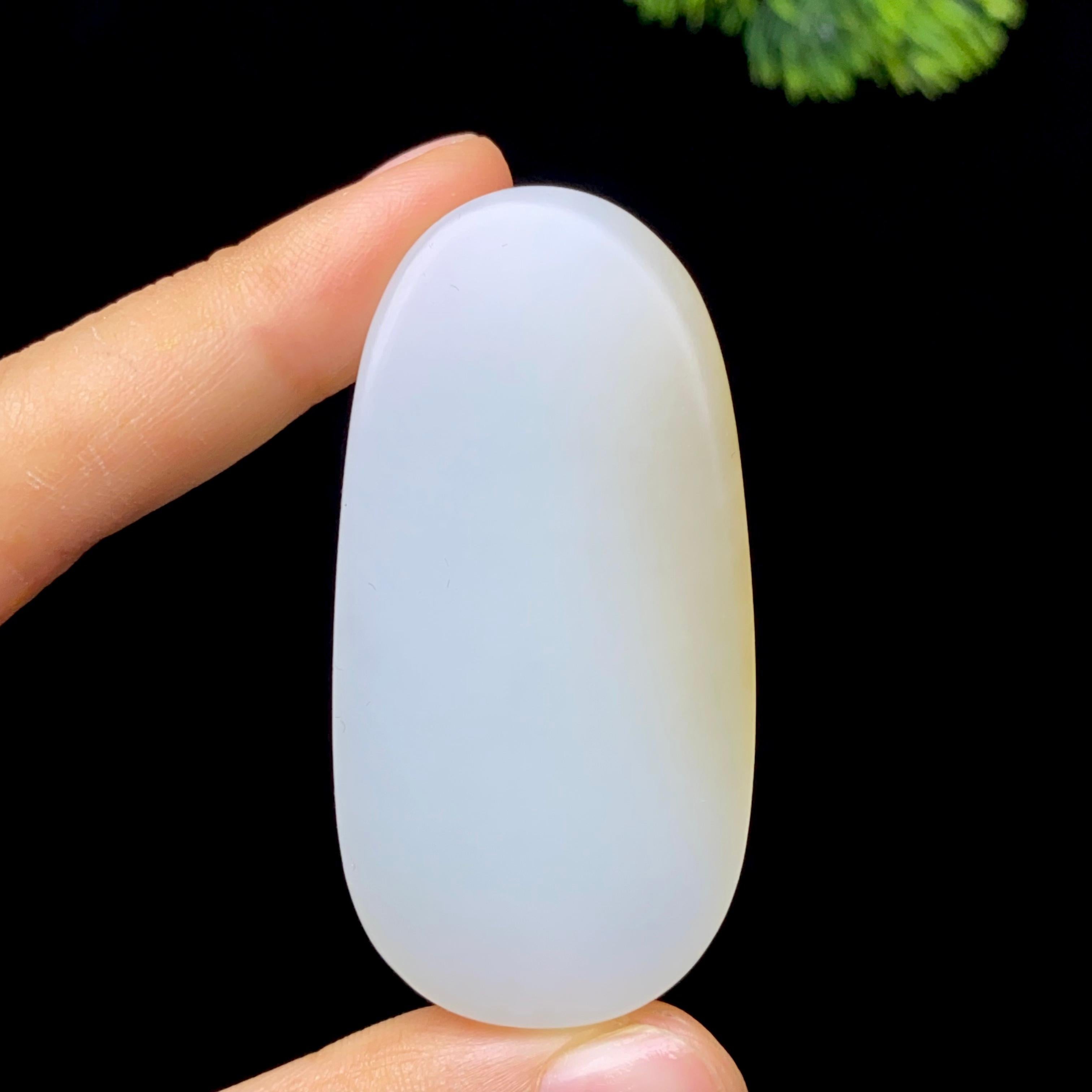 和田玉糖白观音（32.0g）