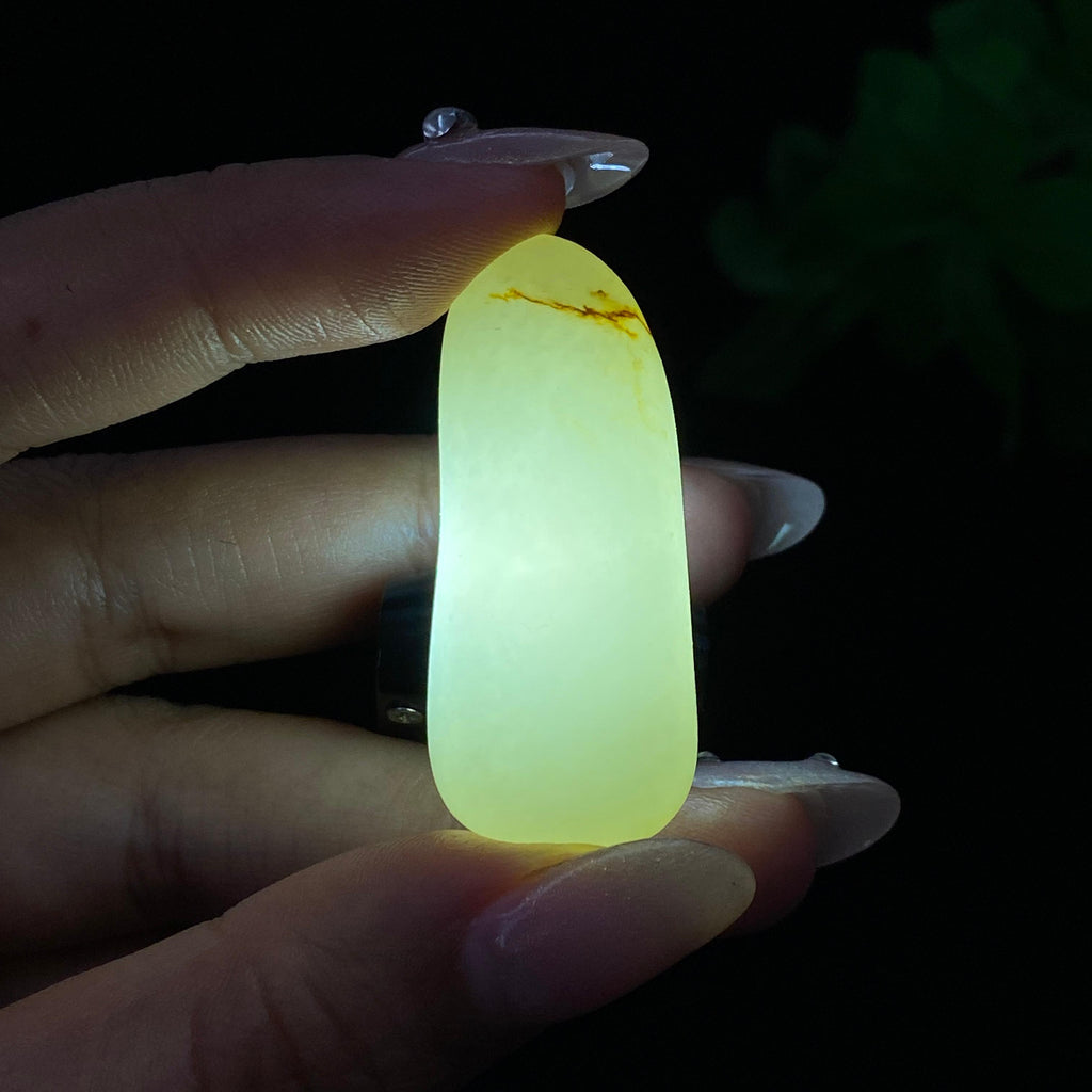 和田玉白玉籽料吊坠籽（15.5g）