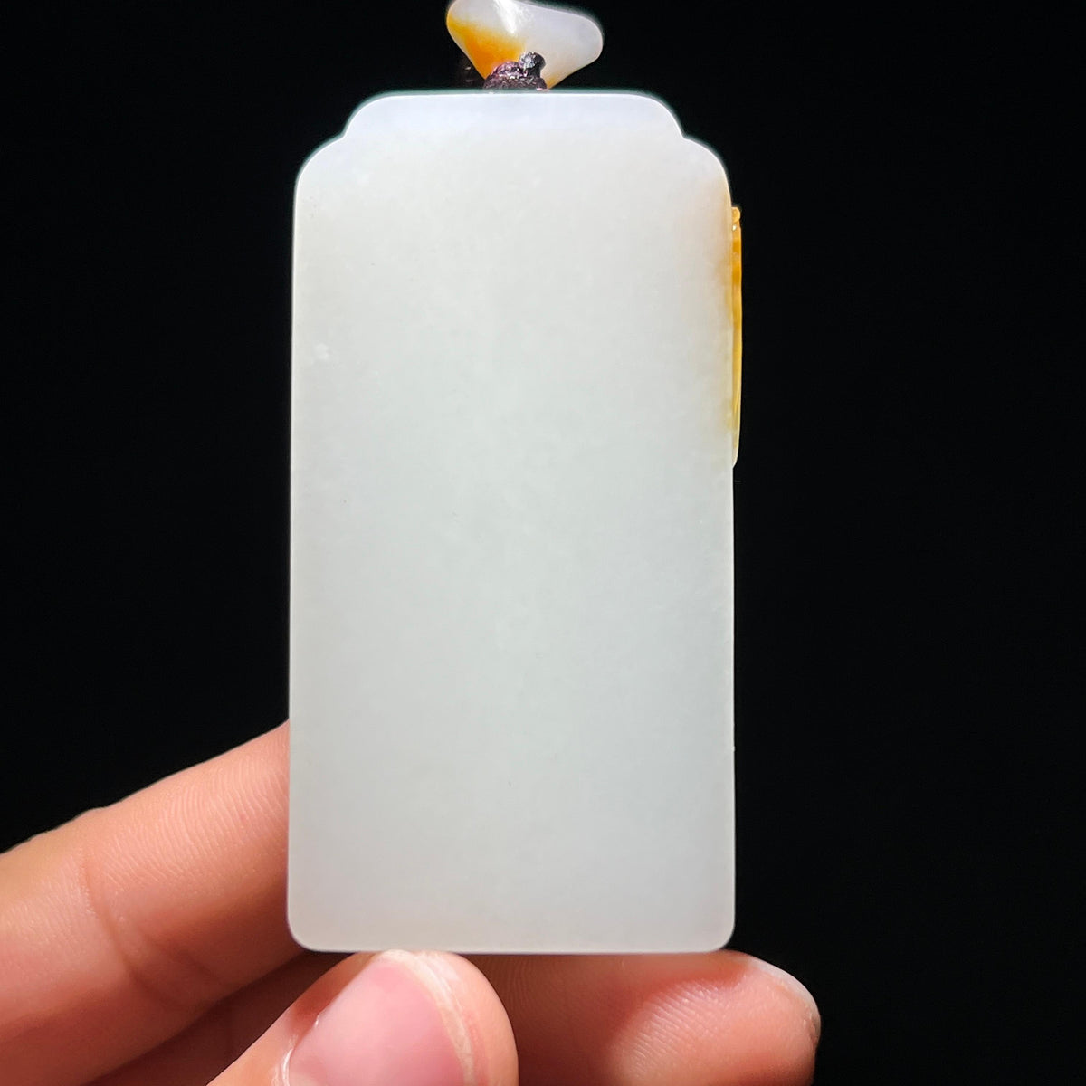 和田玉籽料无事牌（70.2g）