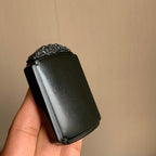 高品质和田玉黑青无事牌（71.8g）