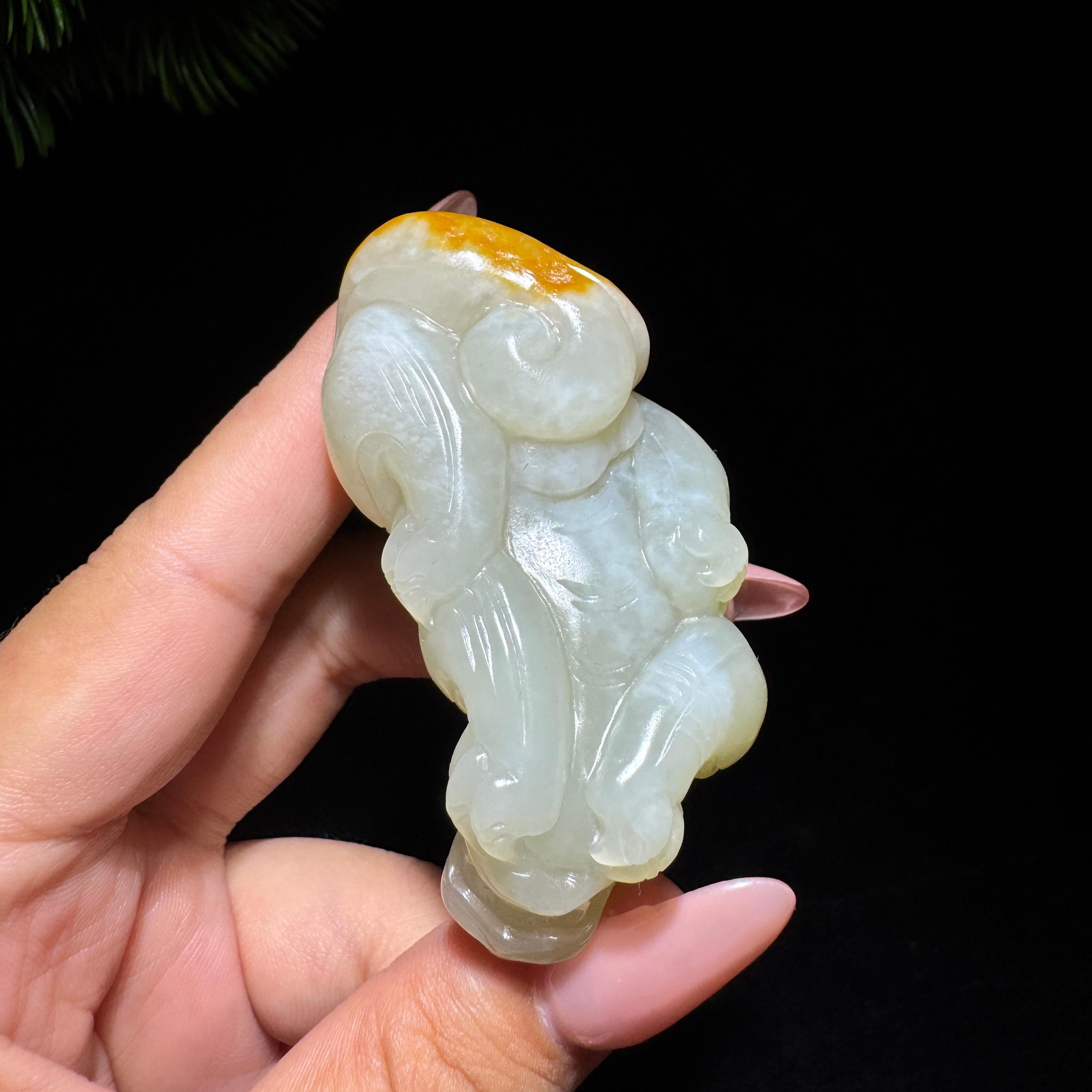 和田玉籽料满皮貔貅（78.0g）
