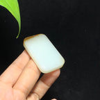和田山料糖白玉无事牌挂件（42.3g）