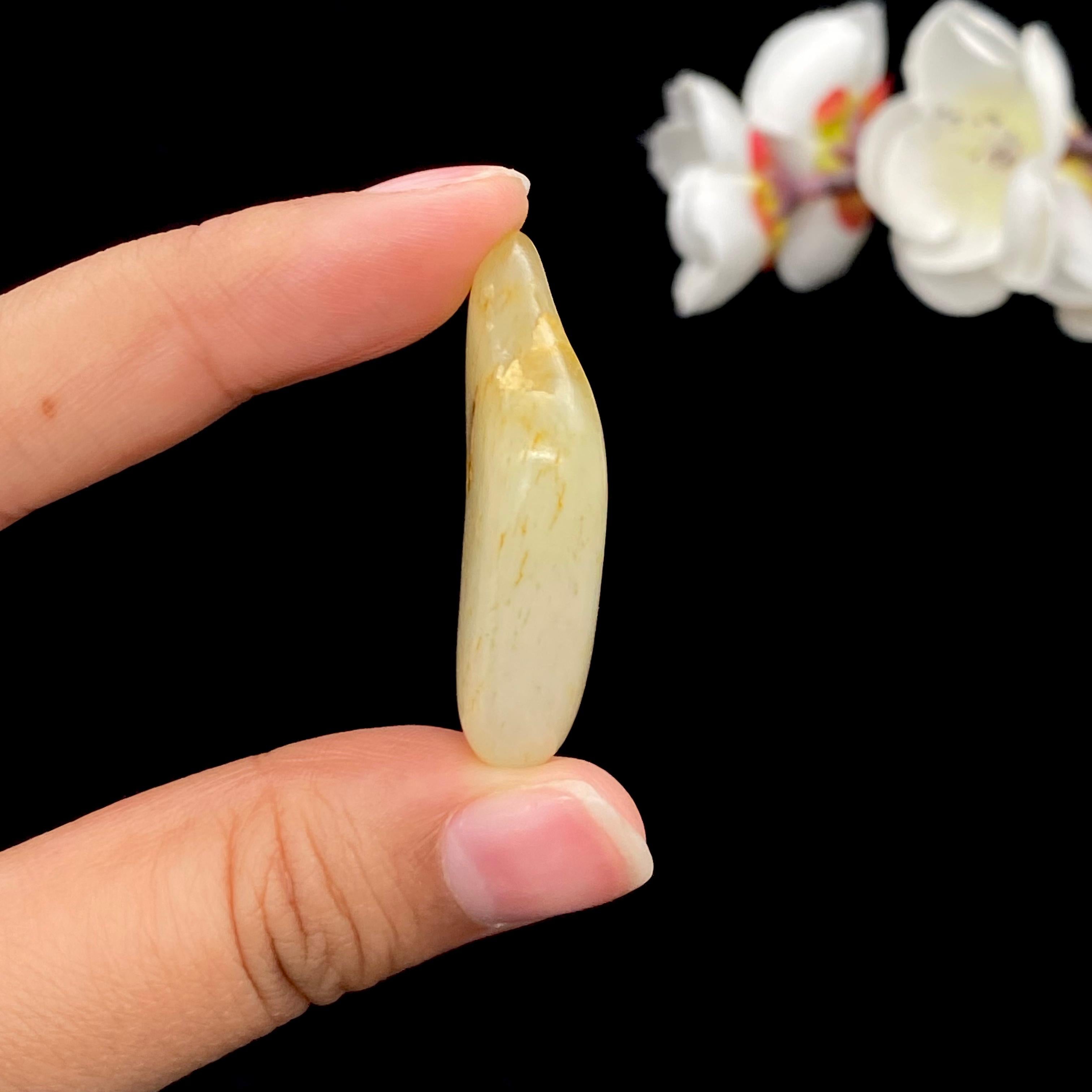 和田玉洒金皮籽料吊坠籽（13g）