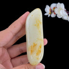 和田玉洒金皮籽料手把件（121.8g）