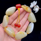 和田玉洒金皮籽料【精品手串】（103.7g）