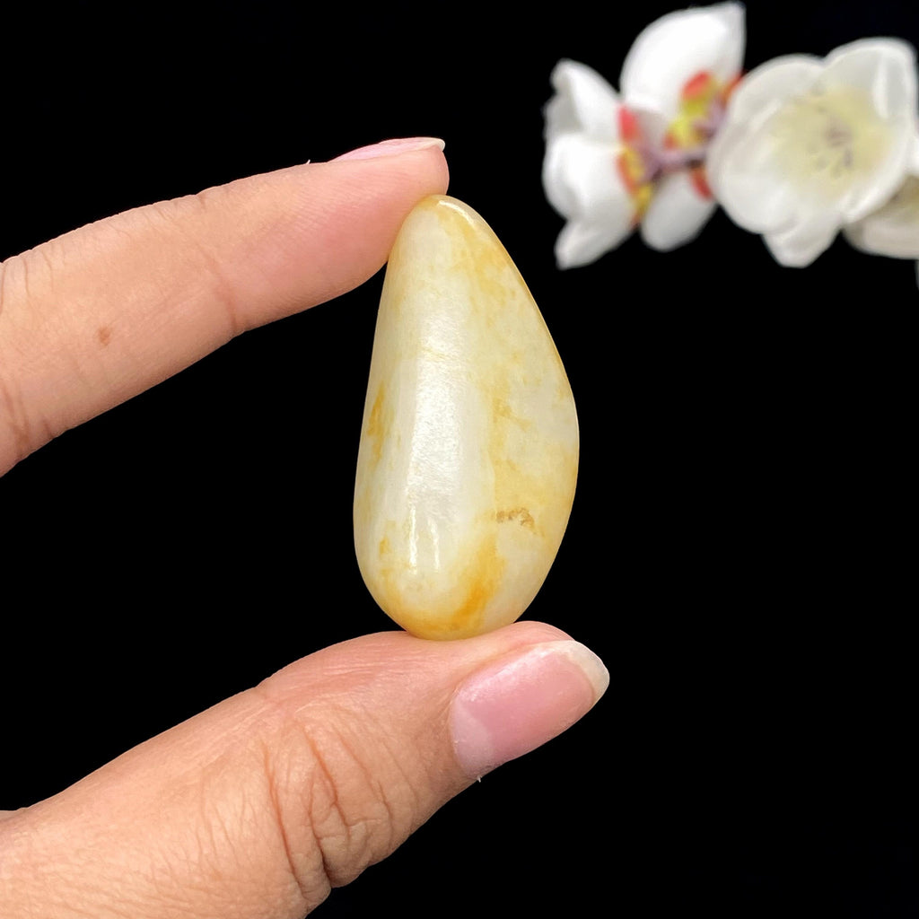 和田玉洒金皮籽料挂件（17.2g）