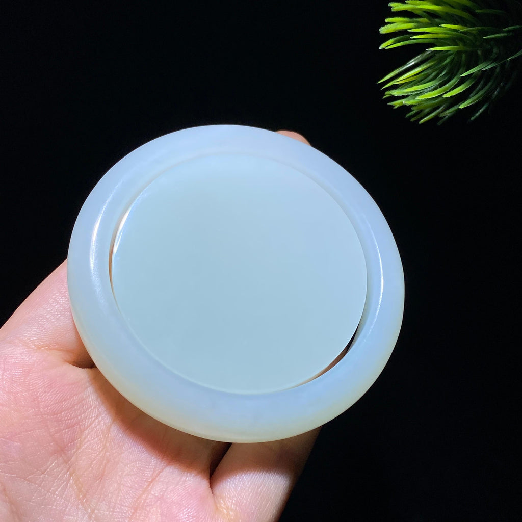 和田玉晴水手镯和手镯心一套（41.9g）