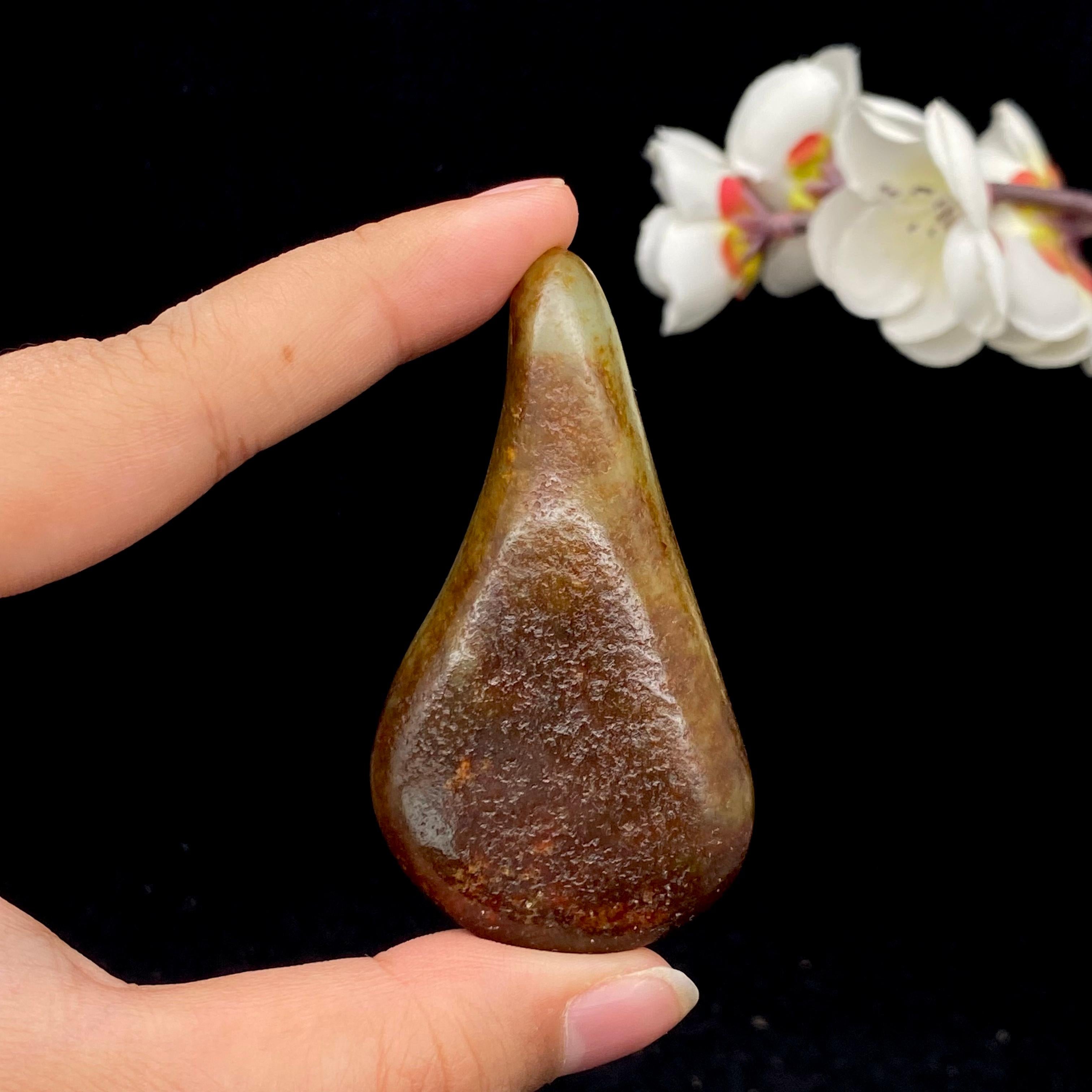 和田玉聚红皮籽料（43.8g）