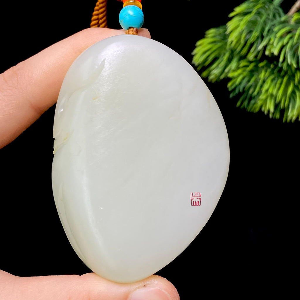 和田玉籽料太平有象把件（213.7g）