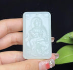 和田羊脂玉普贤菩萨（46.8克）