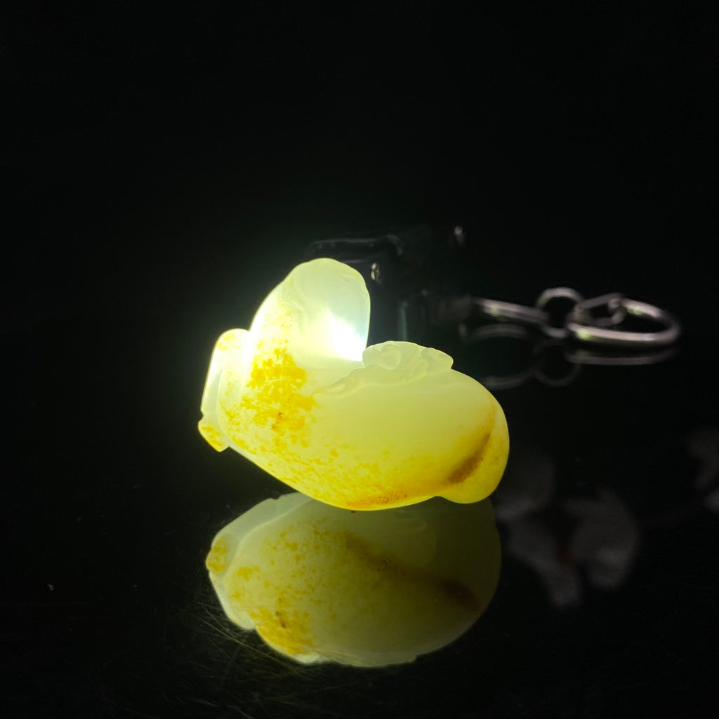 和田玉白玉籽料【马到成功】（26.6g）