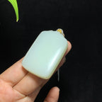和田山料白玉无事牌挂件（57.3g）