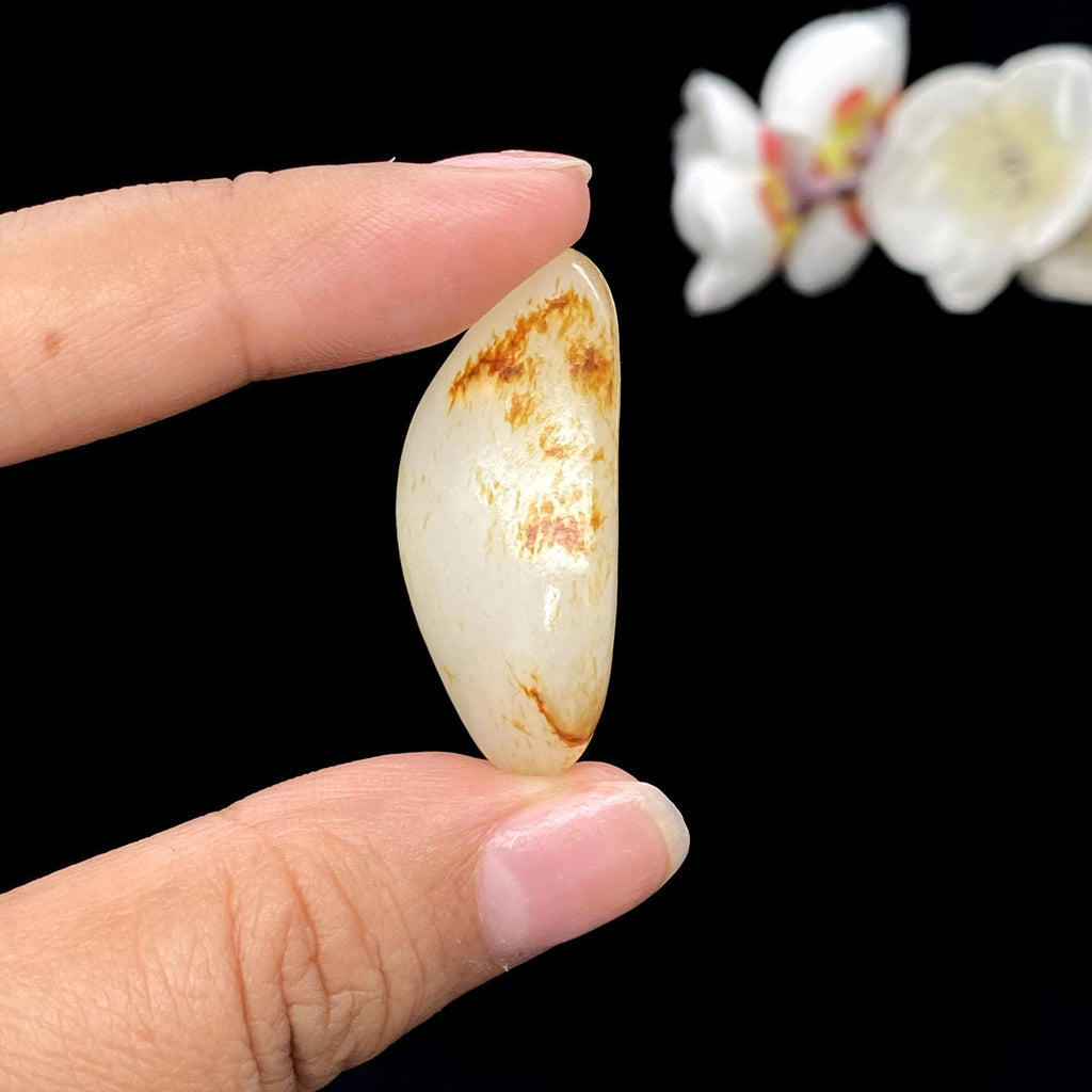 和田玉洒金皮籽料吊坠籽（13.3g）