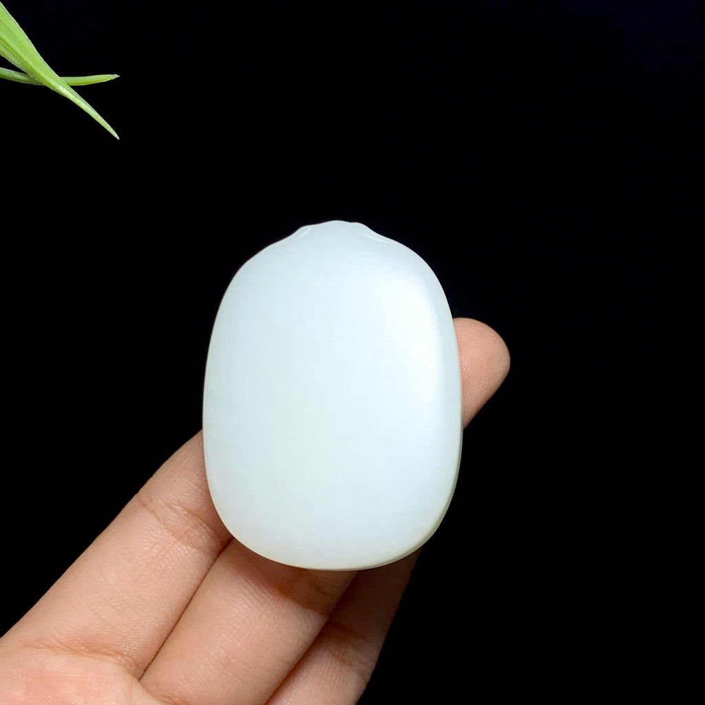 和田白玉平安无事牌（50.0g）
