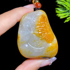 和田玉籽料钟馗（56.3g）