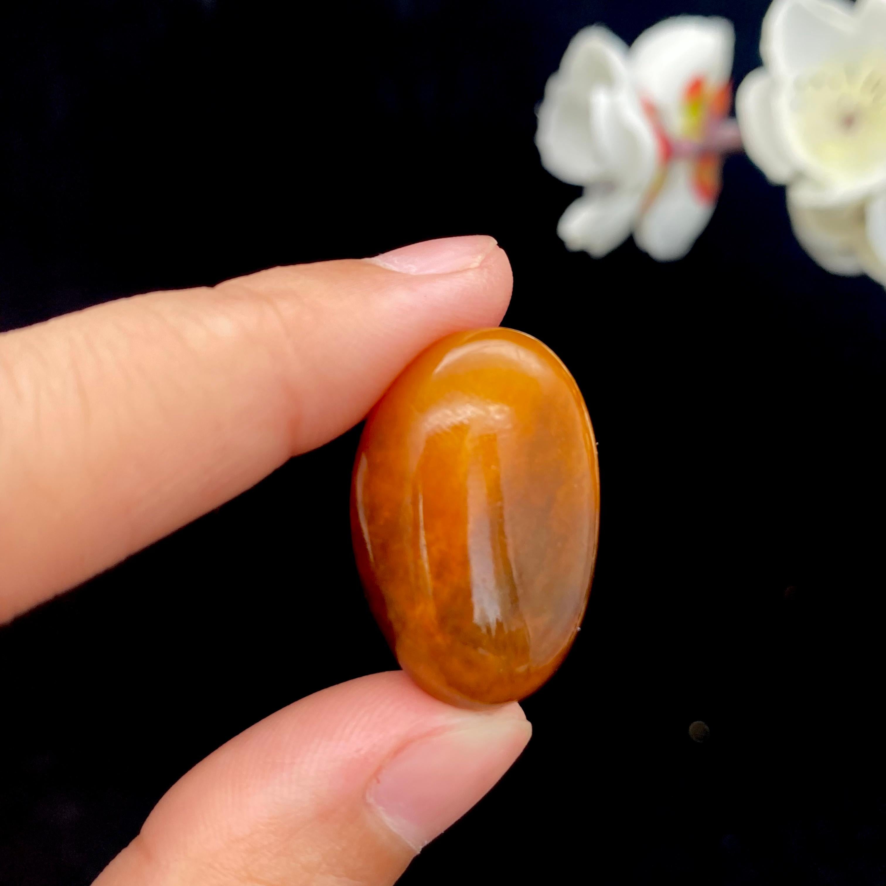 和田玉红沁皮籽料原石（9.2g）