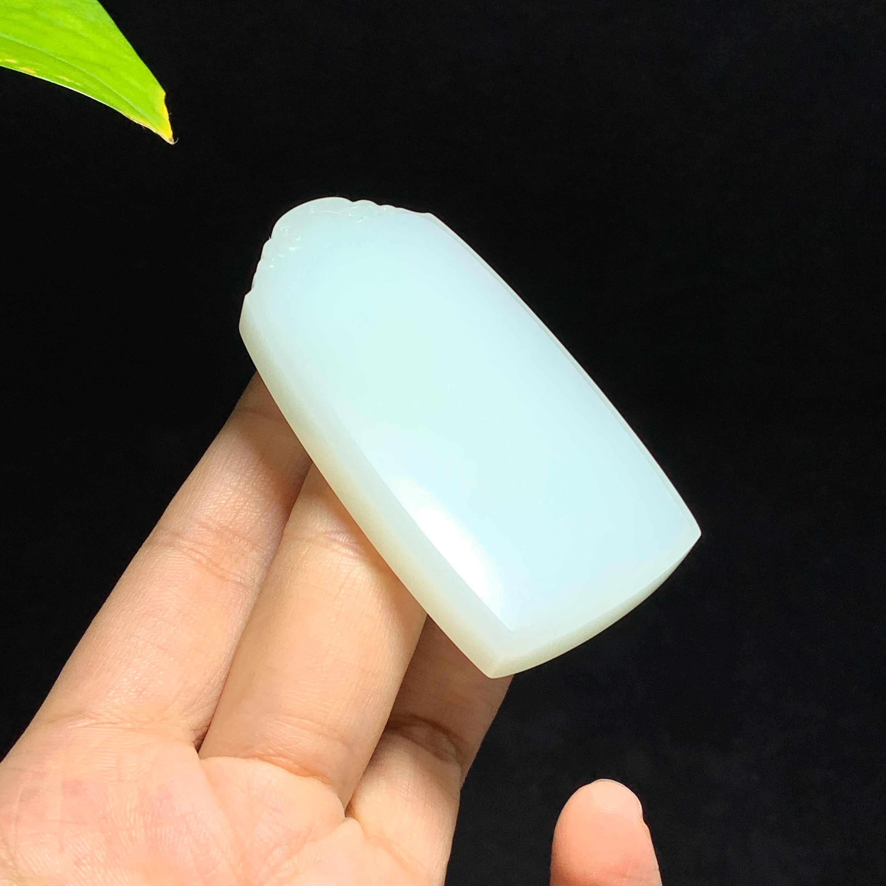 和田山料白玉无事牌挂件（58.0g）