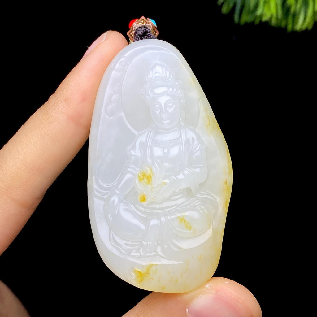 和田玉籽料观音（47.1g）