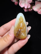 和田玉糖白玉观音（28.8g）