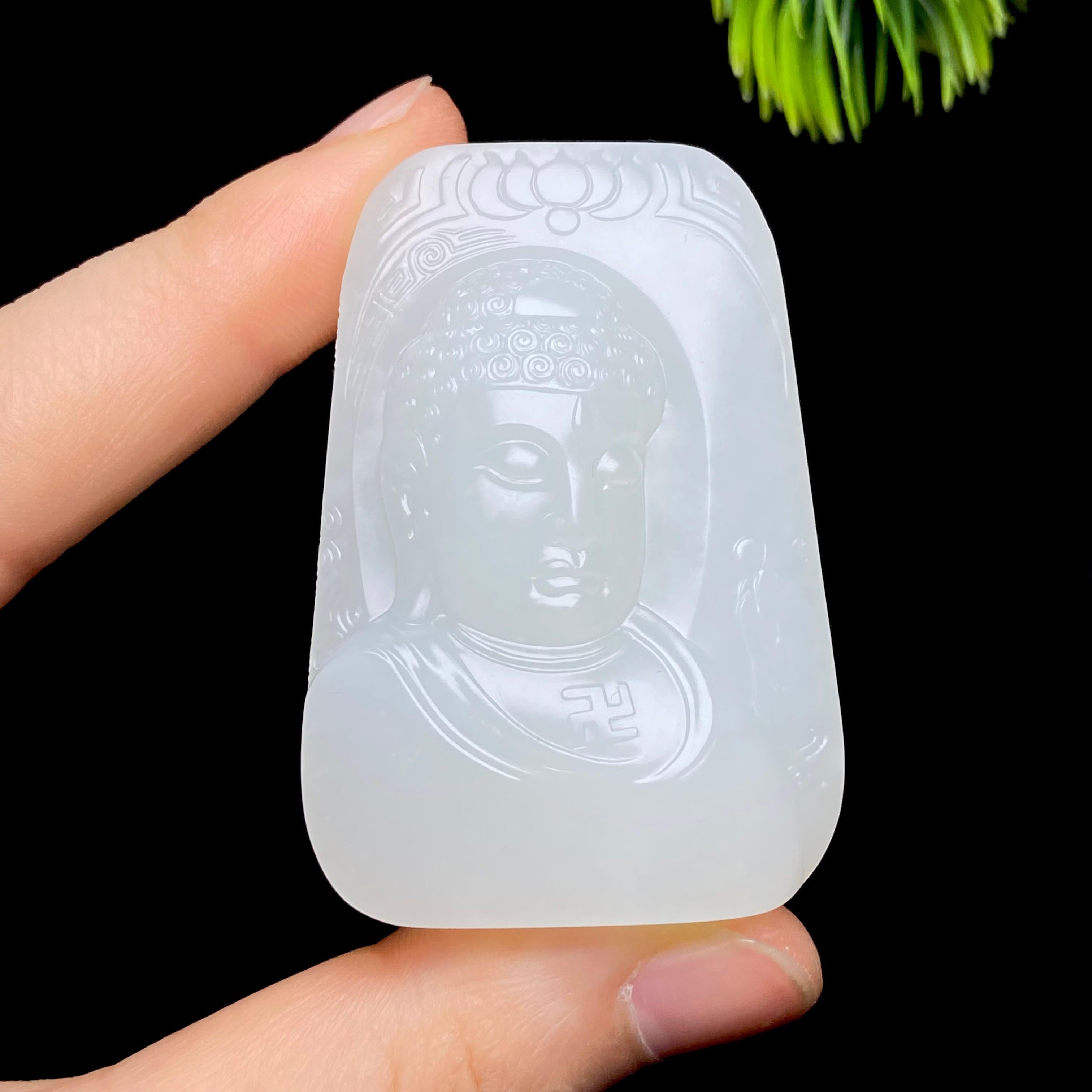 和田玉籽料大日如来（57.6g）