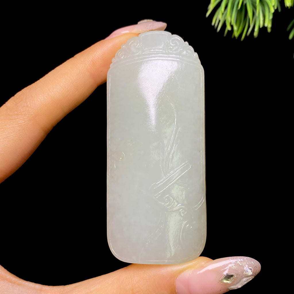 和田玉籽料无事牌（59.4g）