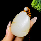 和田玉籽料无事牌（31.9g）