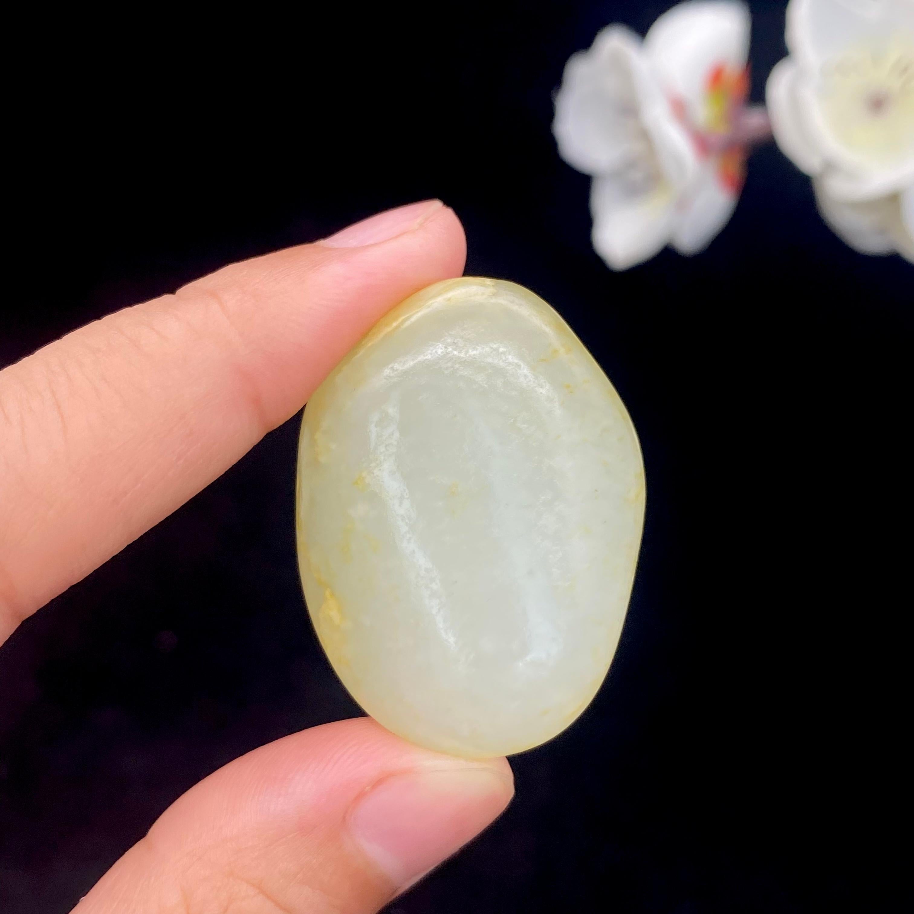 和田玉洒金皮籽料挂件（19g）