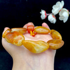 和田玉聚红皮籽料【精品手串】（83.1g）