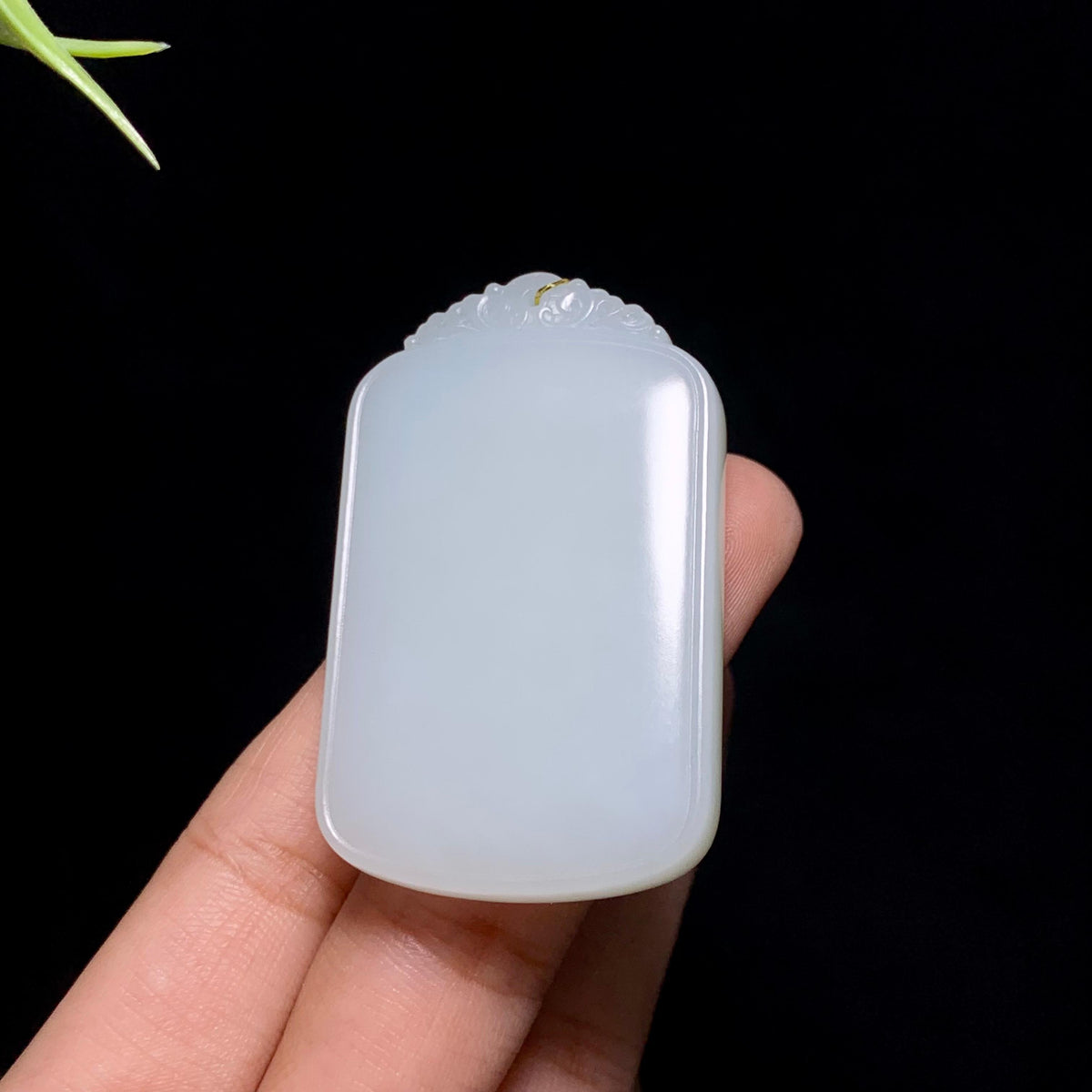 和田白玉无事牌（37.1g）