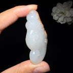 高品质和田玉籽料观音挂件（44.5g）