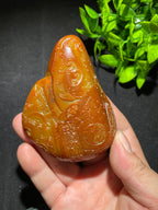 和田玉籽料独籽龙凤呈祥（239.0g）