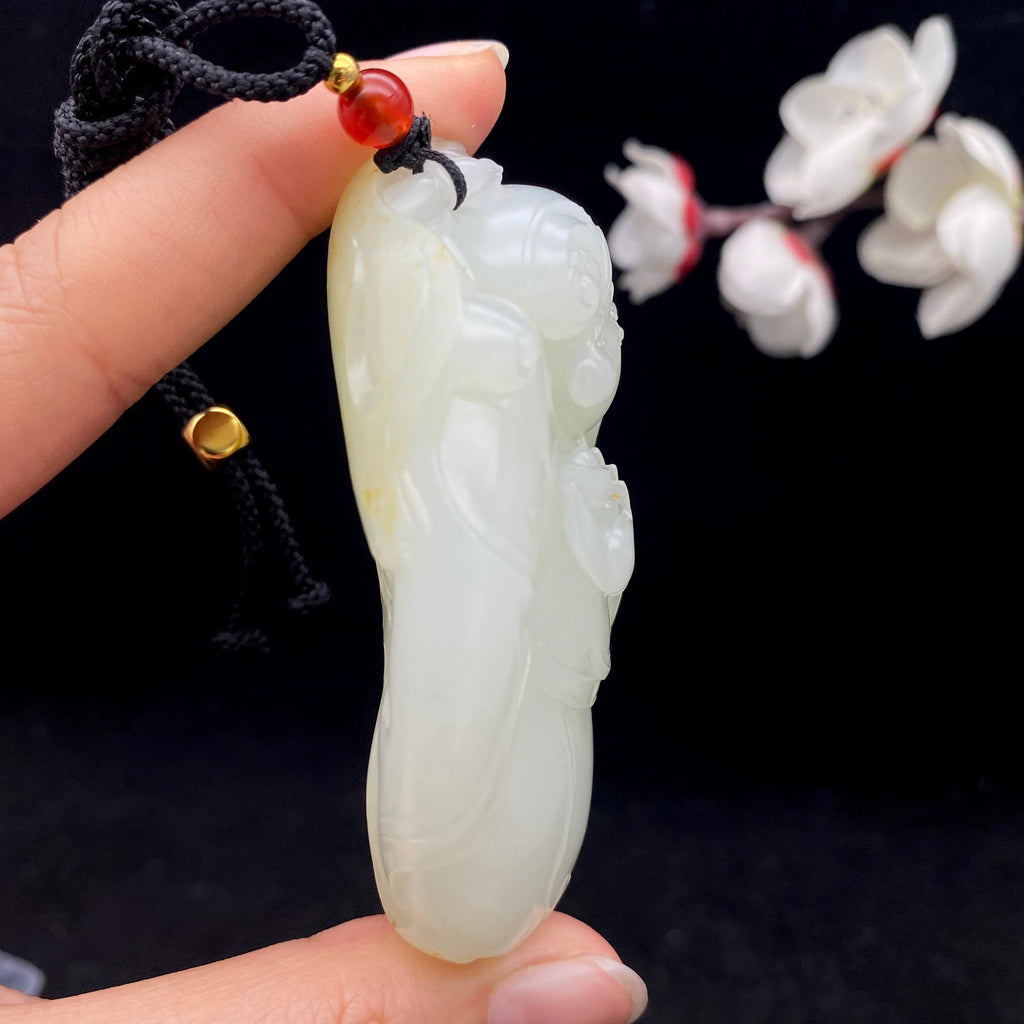 和田玉籽料【财神爷】（89.5g）