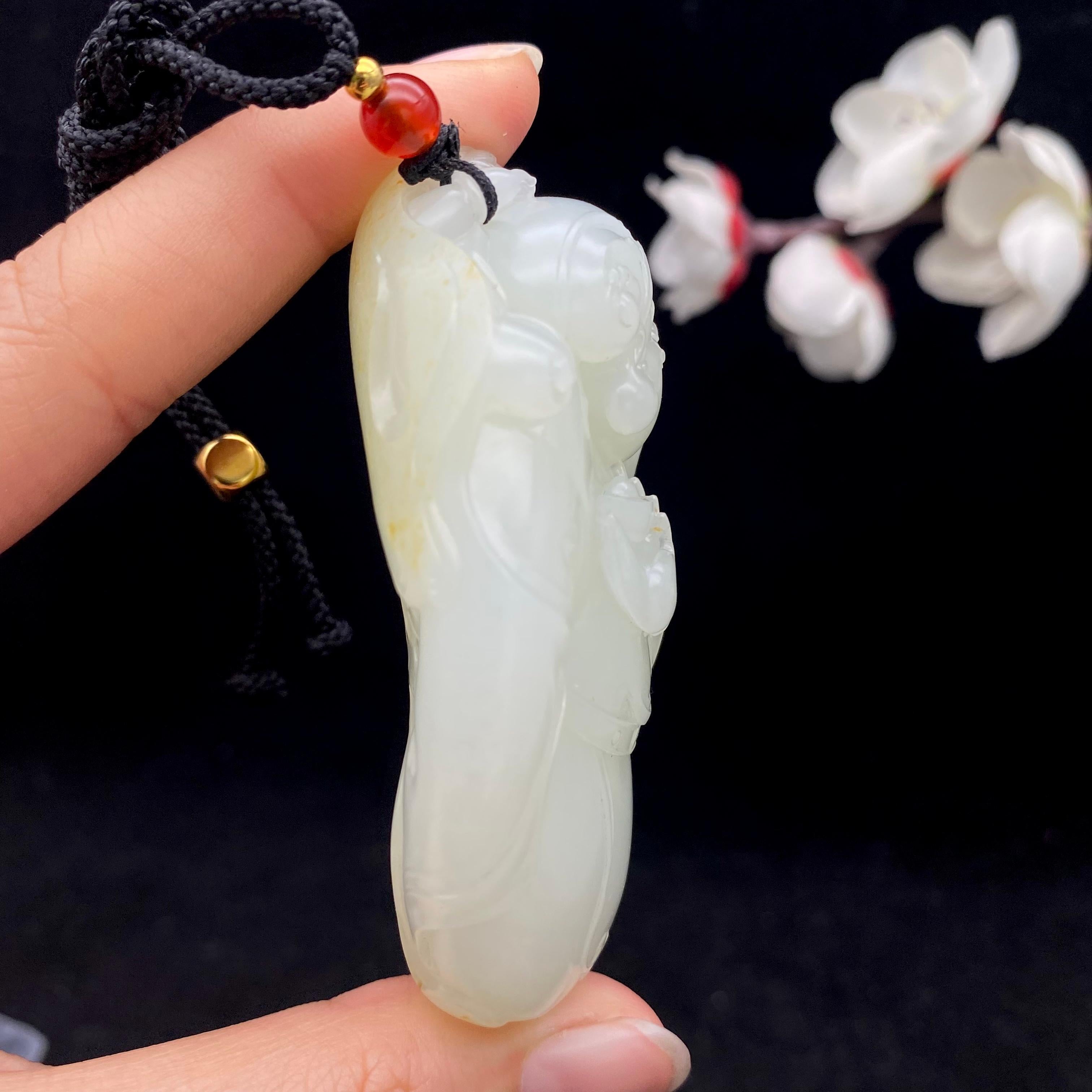 和田玉籽料【财神爷】（89.5g）