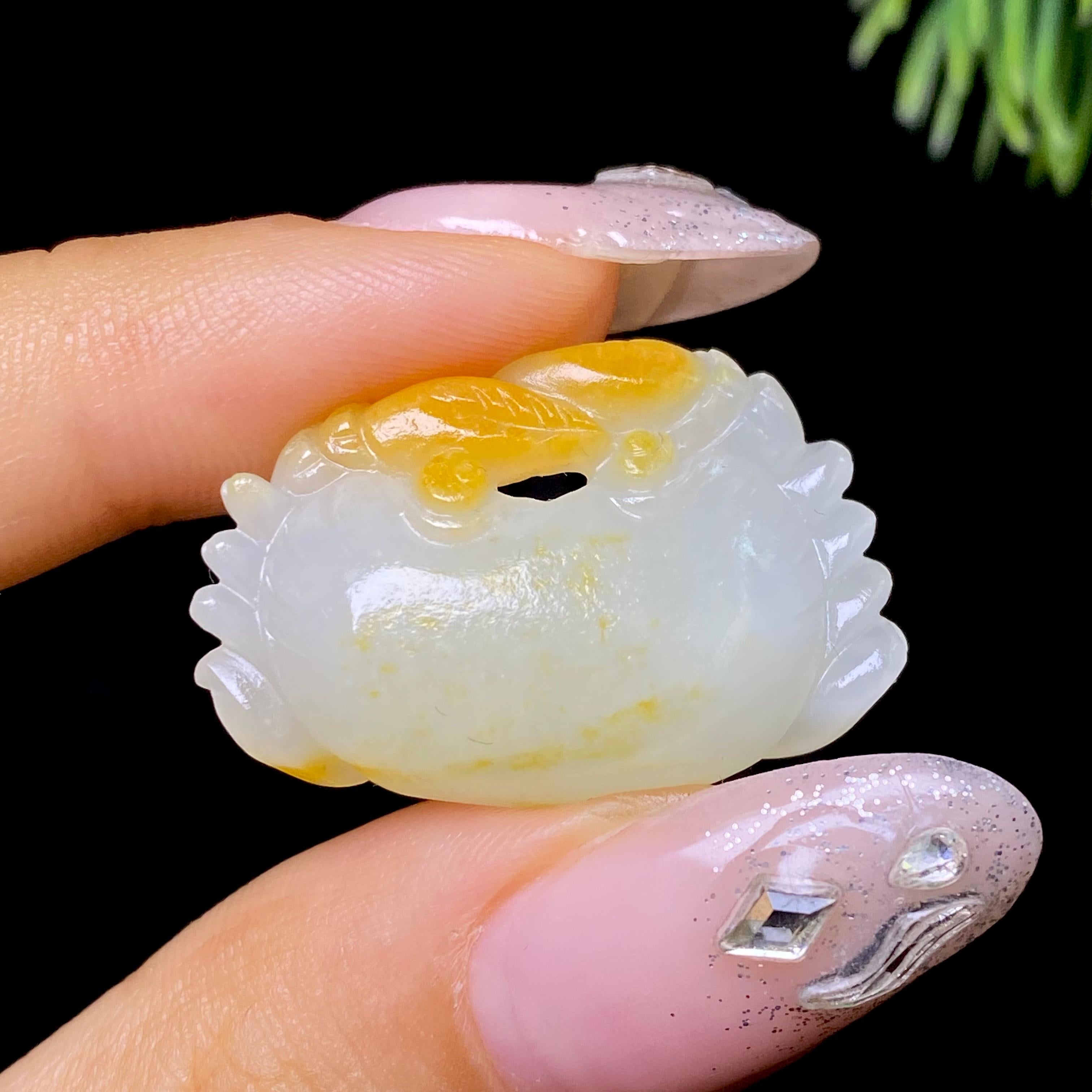 和田玉籽料八方来财（6.5g）