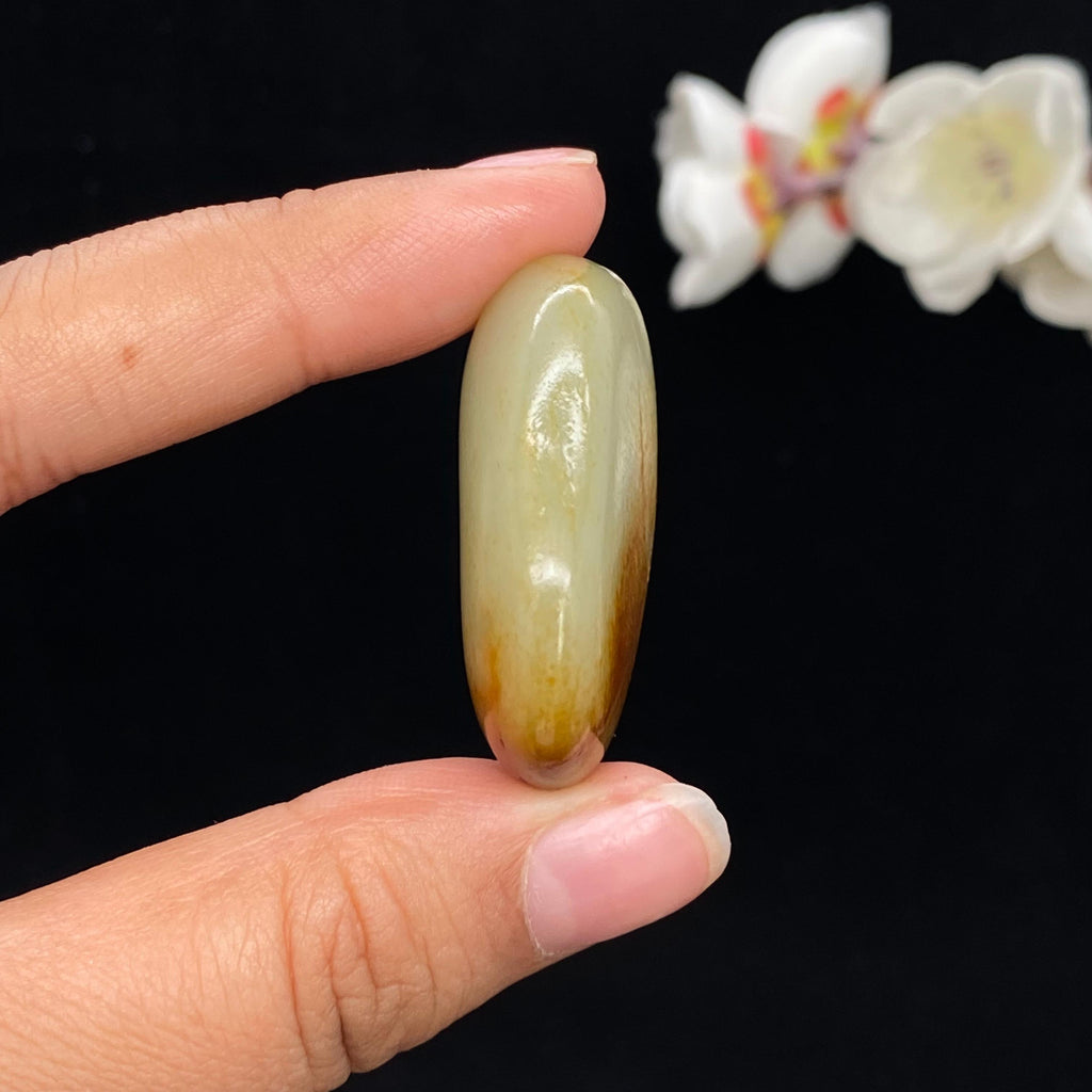 【超值推荐】 和田玉聚红皮籽料挂件（21.7g）