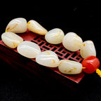 和田玉洒金皮【精品手串】（78.7g）