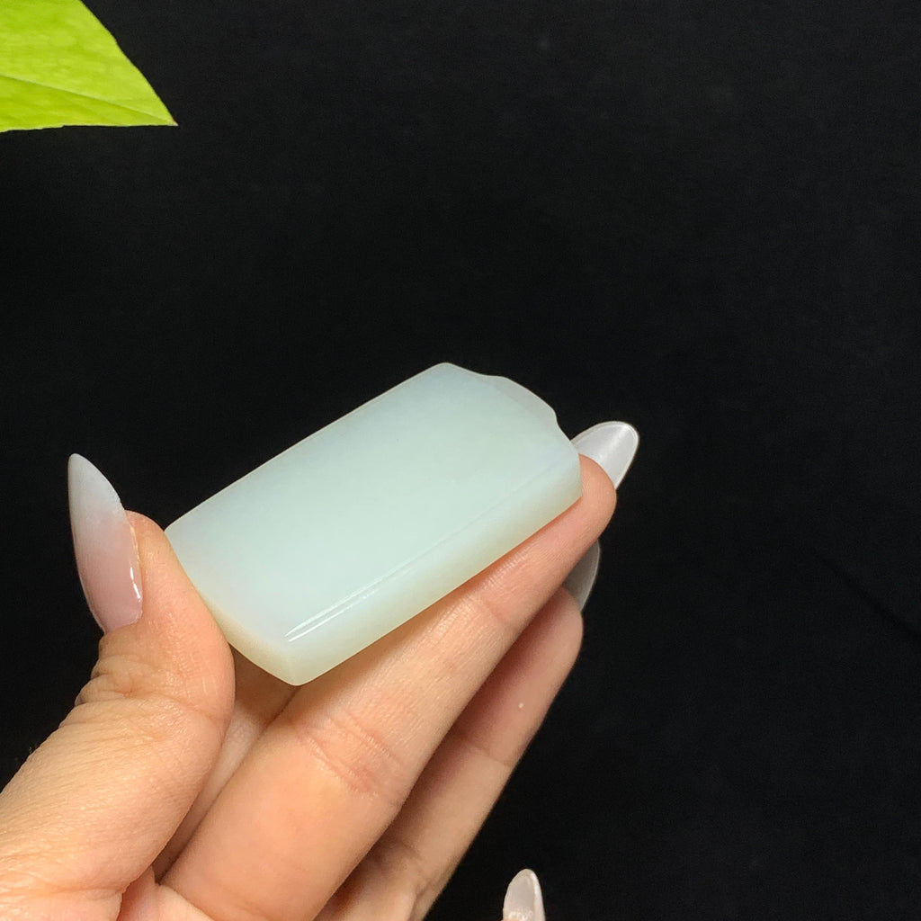 和田山料白玉无事牌挂件（35.0g）