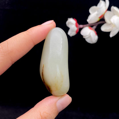 和田玉黄皮籽料原石（44.3g）