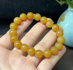 新疆和田玉且末料全糖圆珠手串（27.7g）