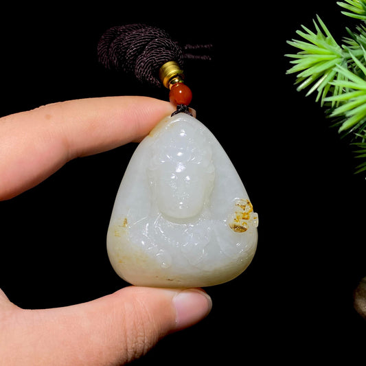 和田玉籽料观音（46.3g）