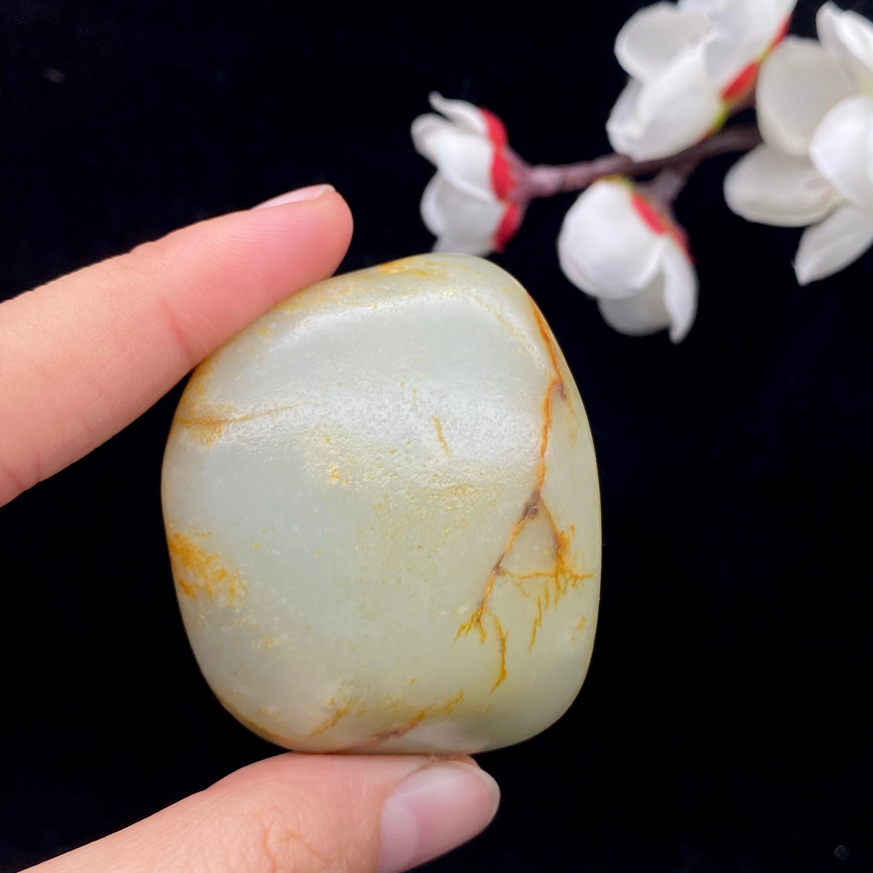 和田玉洒金皮籽料男士挂件（72.3g）