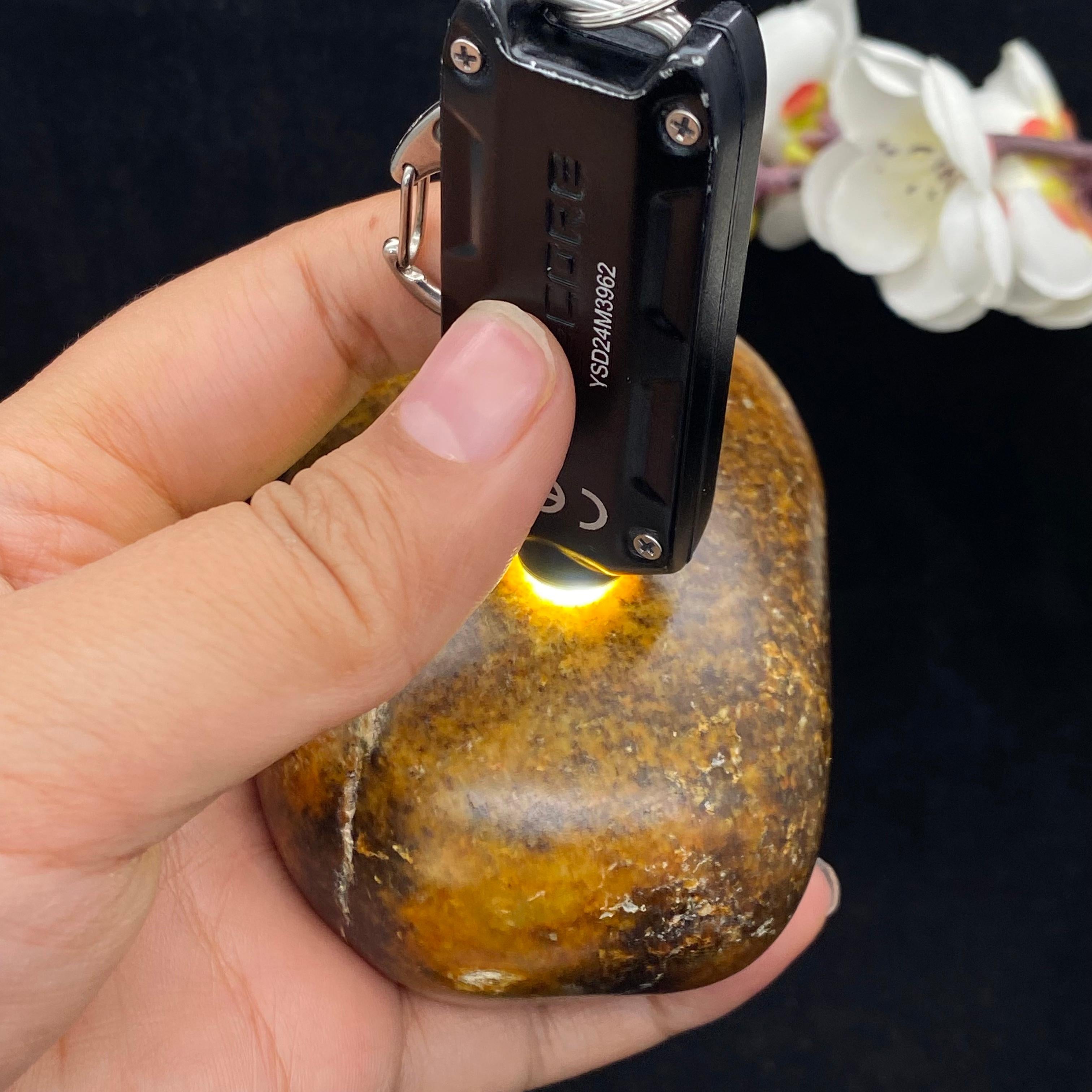 和田玉黄沁皮籽料（463.2g）