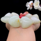 和田玉白玉籽料【精品手串】（138.2g）
