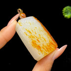 和田玉籽料无事牌（50.2g）